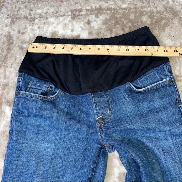 Citizen's of Humanity maternity boot cut wide leg jeans medium wash 30" waist - Picture 7 of 11